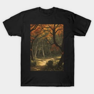 Empty Hiking Path in Autumn T-Shirt